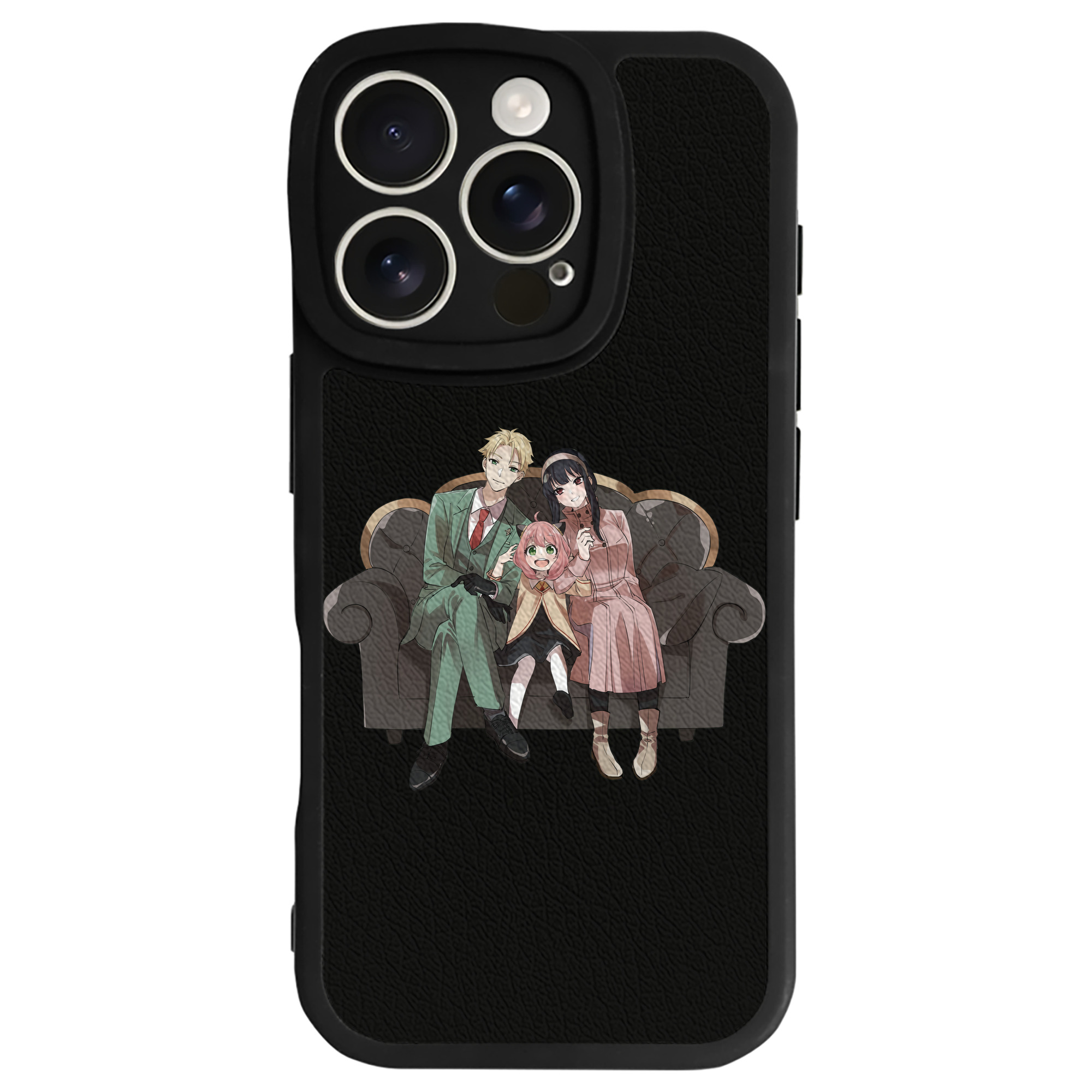 （画像用） SPY×FAMILY间谍家家酒 【iPhone 16シリーズ対応】シリコンスマホケース（レザー調） 材質：シリコン